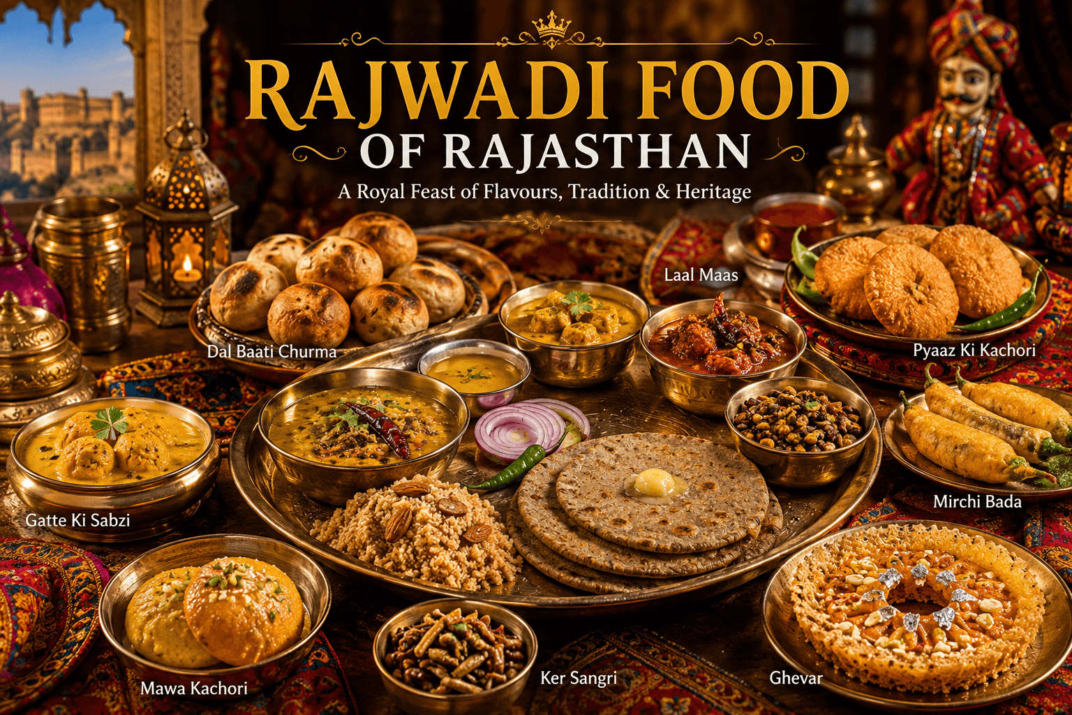Rajwadi Food of Rajasthan – A Royal Feast of Flavours