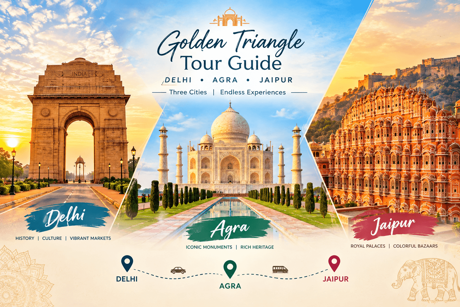 Golden Triangle Tour Guide: Explore Delhi, Agra & Jaipur